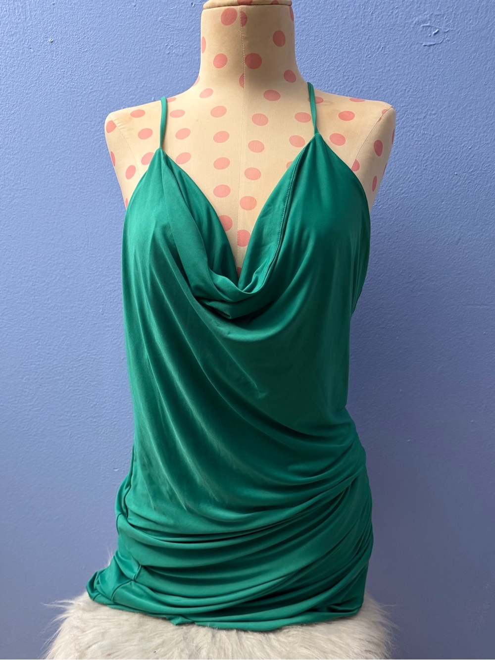 Green Slip Dress